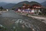 Dzong (monastère) de Punakha. Bhoutan