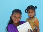 Comme souvent en Inde, les enfants sont pleins d'énergie et de volonté, en dépit des conditions très difficiles dans lesquelles ils vivent.